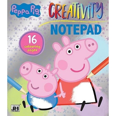 Blok na vyfarbenie Prasiatko Peppa