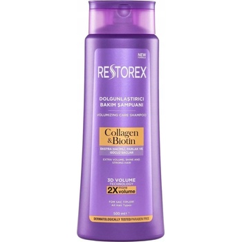 Restorex šampón na objem vlasov s kolagénom a biotínom 500 ml