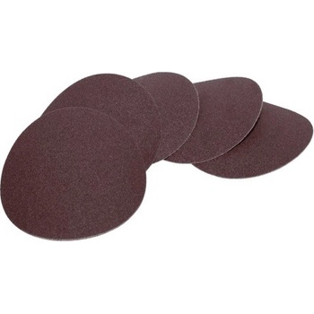 Scheppach sada kulatých brusných papírů zrnitost 80, 125mm (5ks)