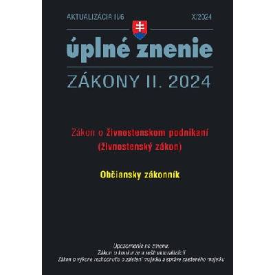 Aktualizácia II/6 / 2024 - Živnostenské podnikanie - Poradca s.r.o.