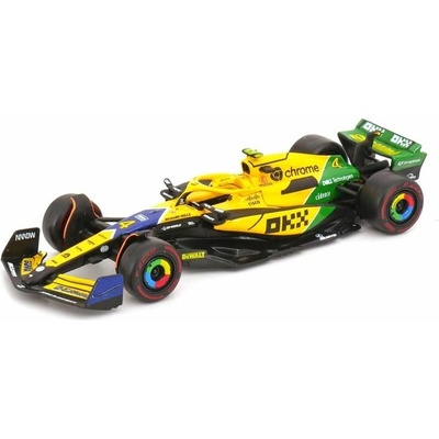 Bburago McLaren F1 Team MCL38 2024 NO4 Norris Senna Edition 1:43