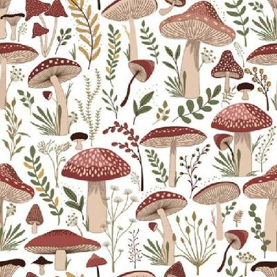 POL MAK Ubrousky Maki L Toadstool Forest with Gold SL OG 062901 – Zbozi.Blesk.cz