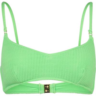 Seafolly Дамско бикини горнище Seafolly Women's Sea Dive Bralette Bikini top - Summer Green - размер 44 (EU) (150-2461-1017)
