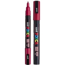 Posca Univerzální akrylátový popisovač 0,9 - 1,3 mm Tmavě červená PC-3M