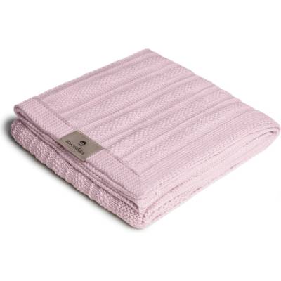 Maceshka Pletená deka hrášek Pink