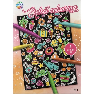 Creative Craft Group Omalovánky sametové A4 Dovolená