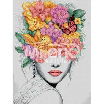 Milena Style Грация - гоблен със схема конци dmc 1: 1