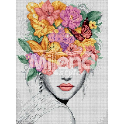 Milena Style Грация - гоблен със схема конци dmc 1: 1
