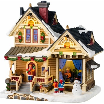 Svietiaci domček Lemax 45221 Štedrý večer u babičky