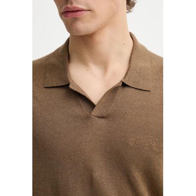 Les Deux Ленена тениска с яка Les Deux Emmanuel (1000033)