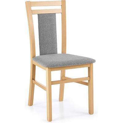 Halmar Трапезен стол HUBERT8 меден дъб/ дамаска Inari 91