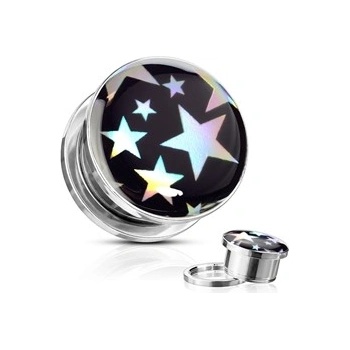 Piercingate plug do ucha hvězdičky PTP00264