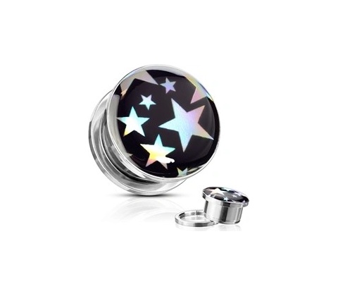 Piercingate plug do ucha hvězdičky PTP00264