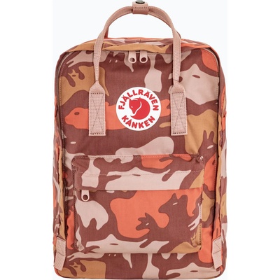 Fjällräven Градска раница Fjällräven Kanken Graphics Laptop 15 18 l chalkrose/hidden animals