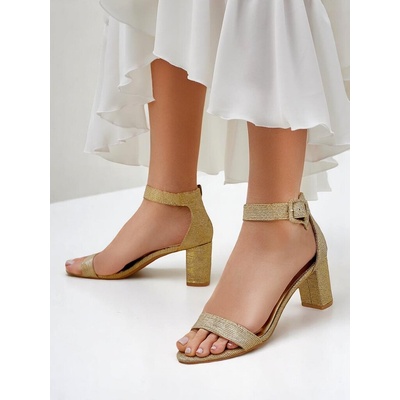 Resti Glitter women's sandals Montrea žltá