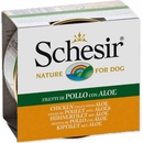 Konzervy pro psy Schesir Dog Adult kuře/aloe 150 g