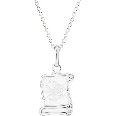 Gemmax Řetízek se znamením Ryby z bílého zlata GUSWN-43131-25841