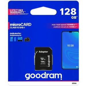 GOODRAM microSDXC 128GB UHS-I/C10 (M1AA-0128R12)
