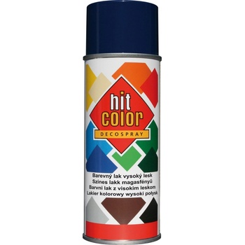 hitcolor Barva ve spreji lesklá 400 ml královská modrá