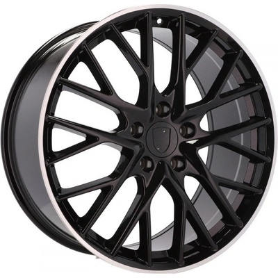 RACING LINE B5541 9,5x21 5x130 ET61 black + polished edge
