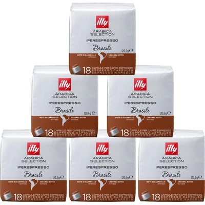 ILLY IperEspresso Brazil 6 x 18 kusov