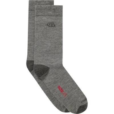 Craghoppers ponožky NosiLife Travel Wool Socks svetlosivá