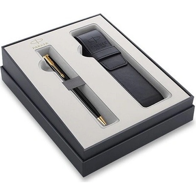Parker Sonnet Black GT kuličková tužka dárková sada s pouzdrem 687049047 – Zboží Živě