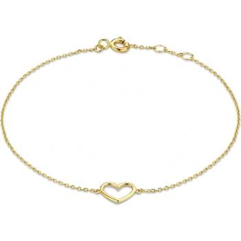 DELIS Гривна "Сърце", сребро стерлинг, jw1085, позлатено покритие (jw1085)