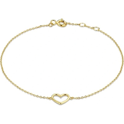 DELIS Гривна "Сърце", сребро стерлинг, jw1085, позлатено покритие (jw1085)