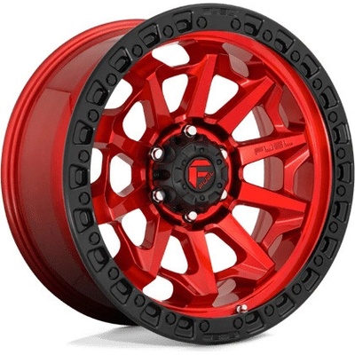 Fuel D695 COVERT 9x18 8x165.1 ET-12 candy red black bead ring