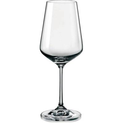 Bohemia Crystal Sklenice na víno Sandra 6 x 350 ml