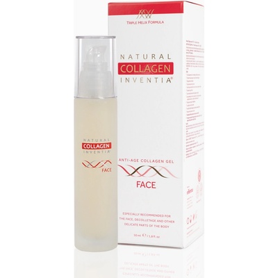 Inventia přírodní živý kolagen na obličej Face gel 50 ml