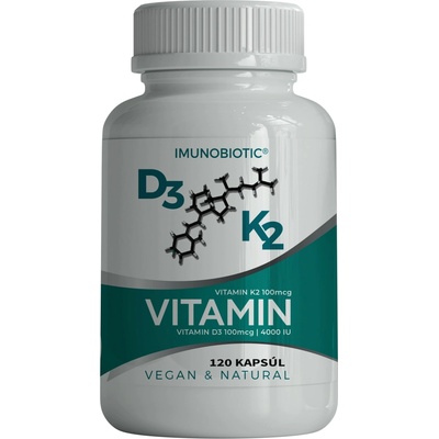 Imunobiotic Vitamín D3 + K2 120 kapsúl