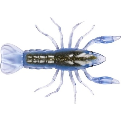 Livetarget Crawfish Unrigged Soft Plastic 9,7 cm Blue Green