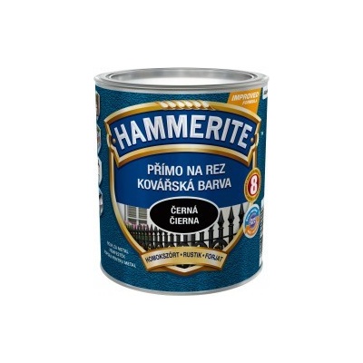 Hammerite Kováčska farba priamo na hrdzu 0,75 l čierna