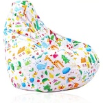 Pufrelax Калъф за пуф круша, 160л. , Nirvana Light - A Colourful World, (Не съдържа пълнеж), водоустойчив, принт