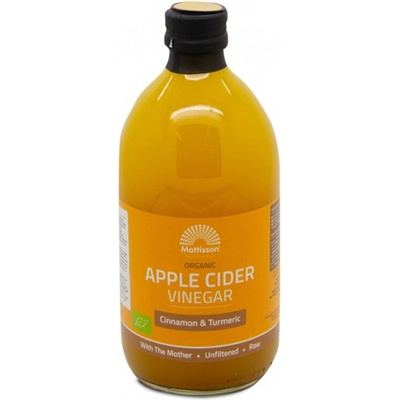 Mattisson Healthstyle Ябълков оцет с канела и куркума Органик 500 ml | Mattisson Healthstyle (MT1923)