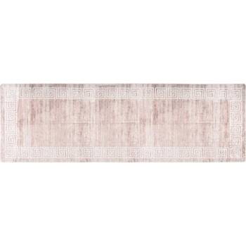 Килим, миещ се, бежов, 80x300 см, противоплъзгащ