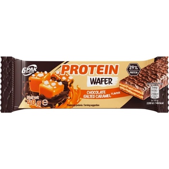 Image 1 of 6PAK Nutrition Protein Wafer [40 грама] Шоколад с карамел