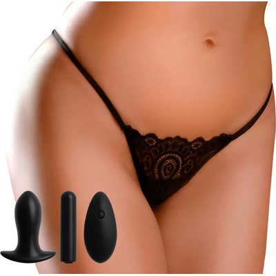 HookUp Panties Remote Lace Peek-a-Boo Black S/M/L