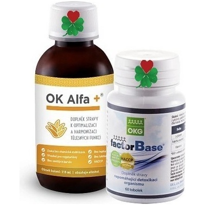 OK Alfa 115 ml+ OKG Factor Base 60 kapsúl