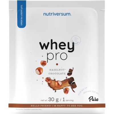 Nutriversum Whey Pro Pure | with N-Zyme System [30 грама] Шоколад с лешник