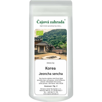 Čajová zahrada Korea Jeoncha Sencha zelený čaj 0,5 kg
