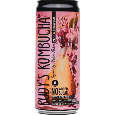 RUDY'S Kombucha Hruška & Vŕbovka 330 ml
