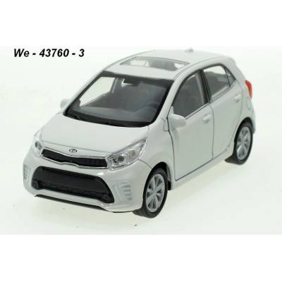Welly Kia Picanto new white code 43760 modely aut 1:34