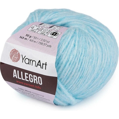 Pletací příze Allegro 50 g Varianta: 10 (705) modrá andělská, Balení: 1 ks 61634/160050/286166