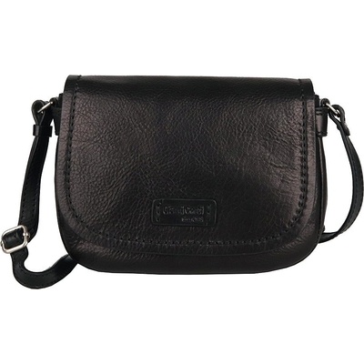 Gianni Conti Malá luxusní kožená crossbody kabelka no. 439 černá