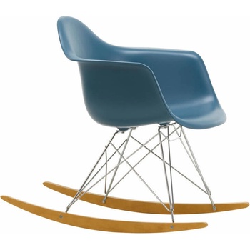 Vitra Hojdacie kreslo Eames Chair RAR golden maple/sea blue