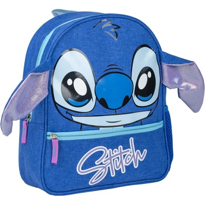 Cerda Dětský batoh LILO A STITCH s 3D ušima modrý 30 cm