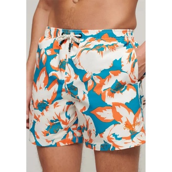 Superdry Бански гащета Superdry Printed 15´´ swimming shorts - Multicolor (Blue Lizzie Leaf)